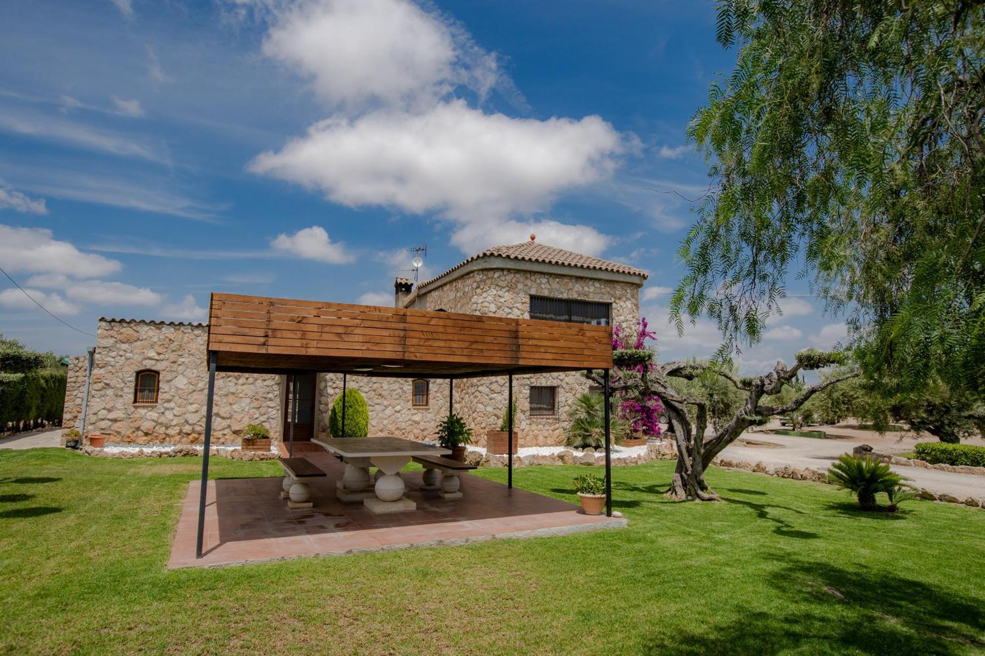 Villa Rural Avril Camarles Exteriör bild