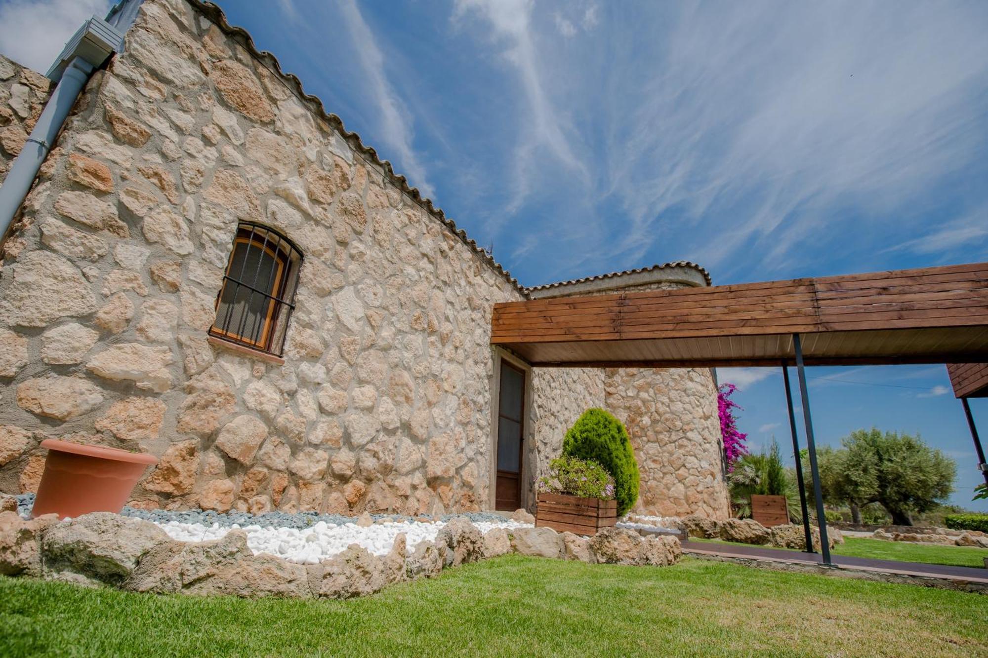 Villa Rural Avril Camarles Exteriör bild
