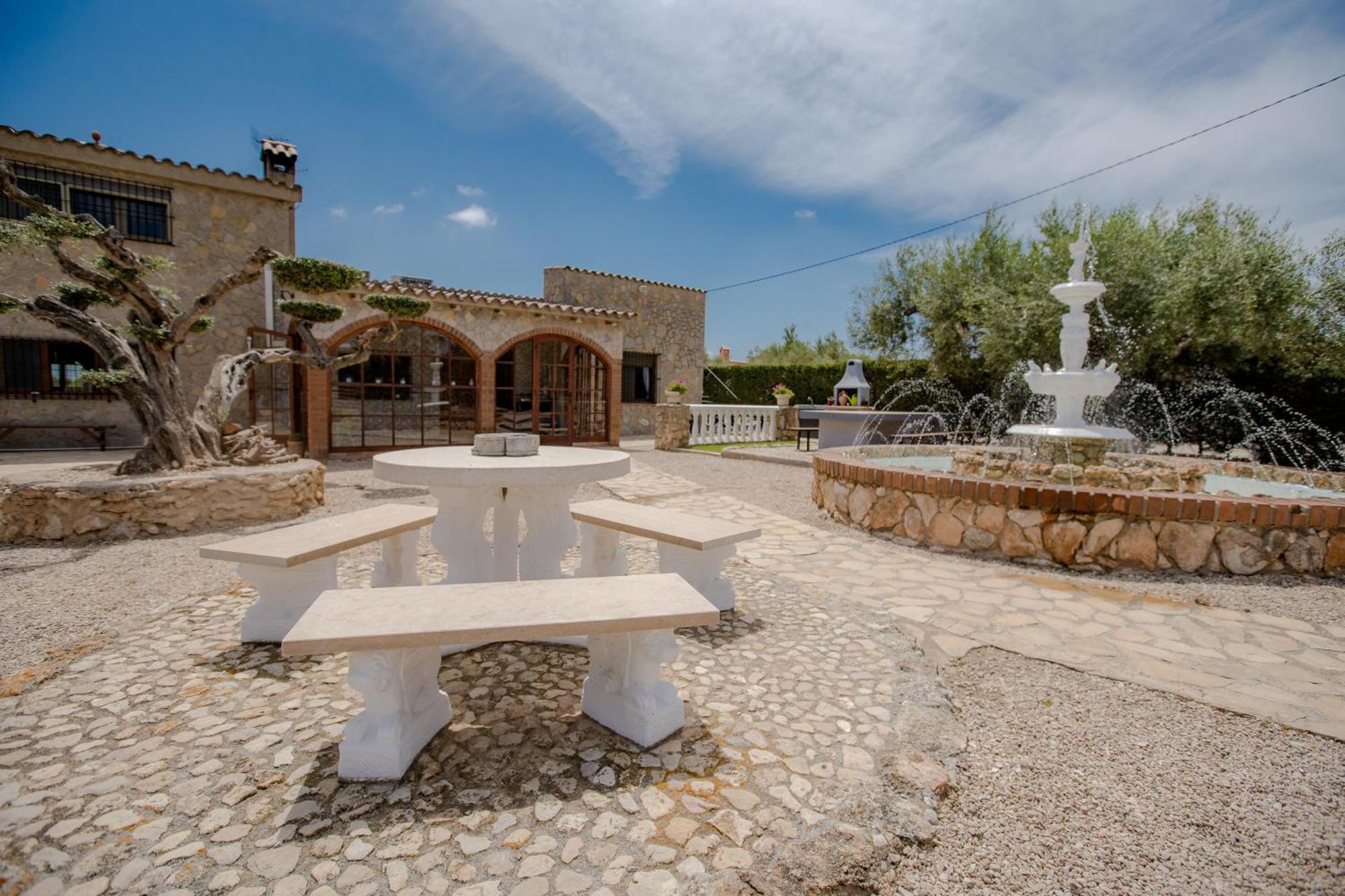 Villa Rural Avril Camarles Exteriör bild