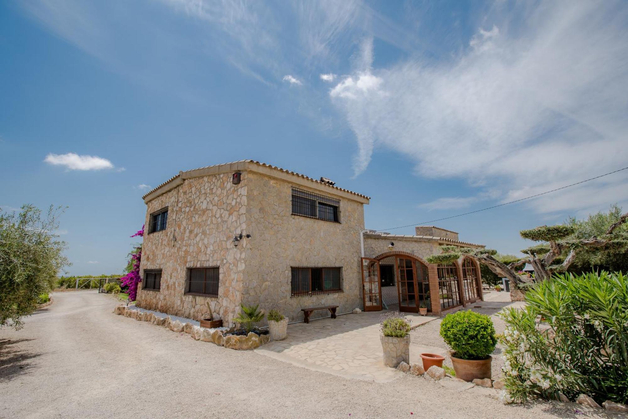 Villa Rural Avril Camarles Exteriör bild
